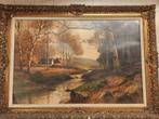 Schilderij achter glas, Ophalen