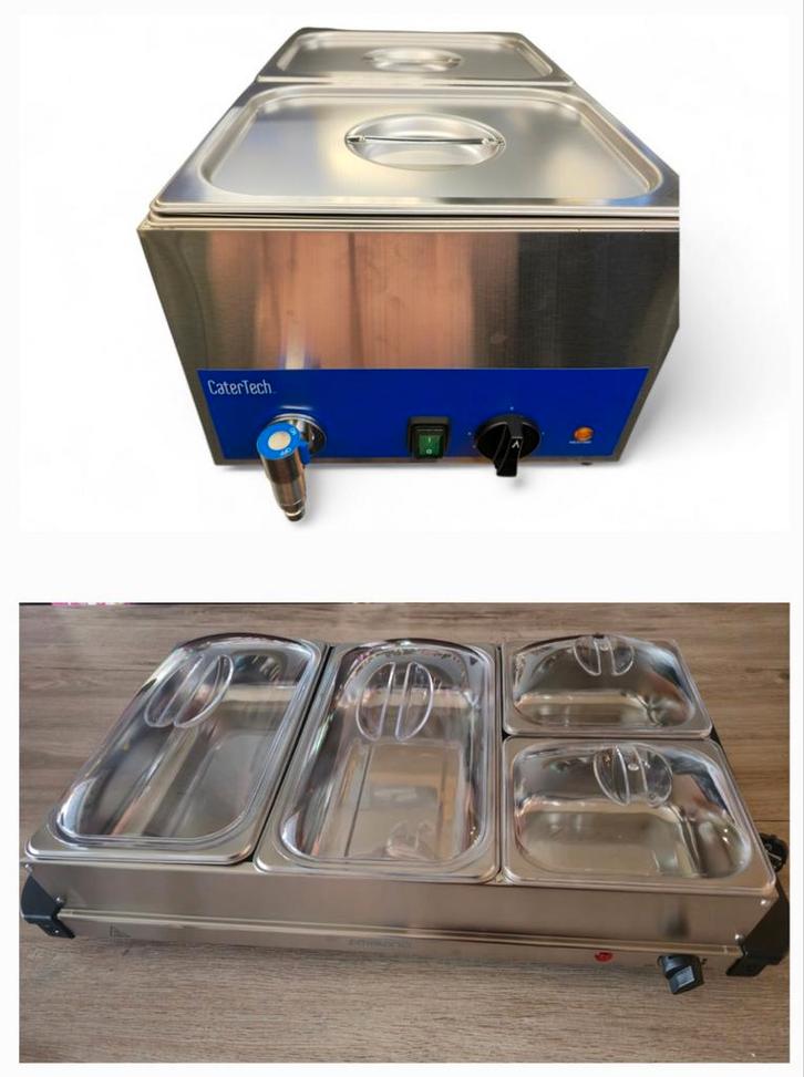 Buffetwarmer + au bain marie te huur, Huis en Inrichting, Woonaccessoires | Dienbladen, Ophalen of Verzenden
