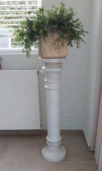 Massieve marmeren zuil - hoogte 100 cm, Ophalen, Zo goed als nieuw