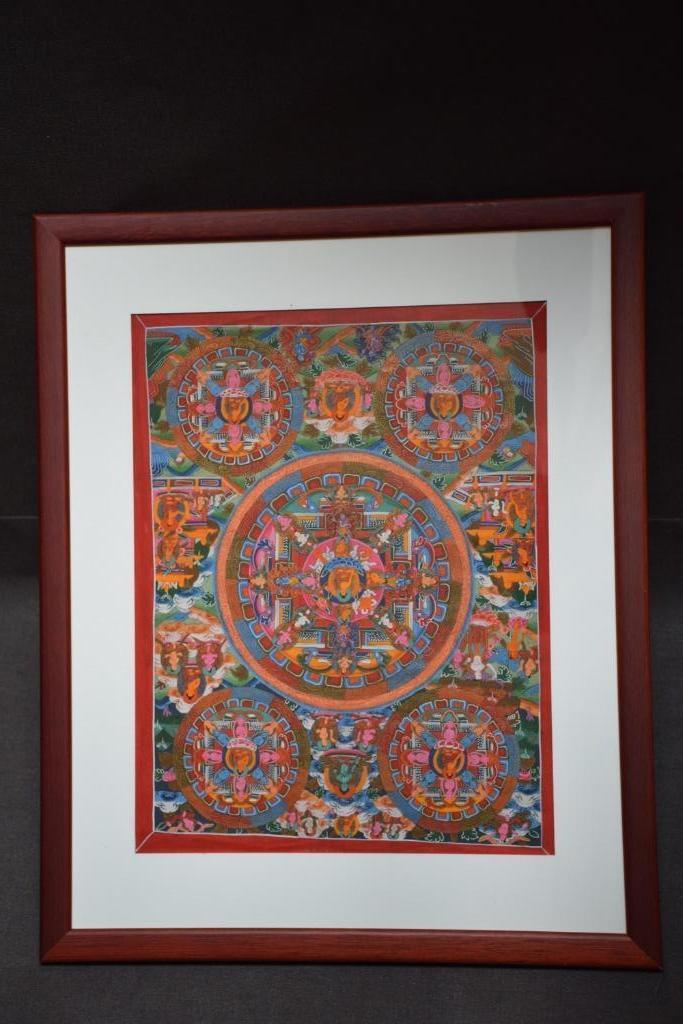 Oosters Tibetaans kunstwerk, Antiek en Kunst, Kunst | Niet-Westerse kunst, Ophalen of Verzenden