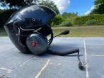 NAC carbon paramotor/paragliderhelm met radio K-stekker, Sport en Fitness, Zweefvliegen en Paragliding, Ophalen, Zo goed als nieuw