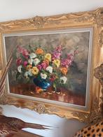 Schilderij jj. Foulon ,  gouden brocante kader, Antiek en Kunst, Ophalen