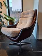 vintage, 60's draaifauteuil, Huis en Inrichting, Ophalen of Verzenden, Gebruikt, Stof