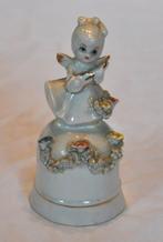 clochette en porcelaine poignée ange violoniste, Enlèvement ou Envoi