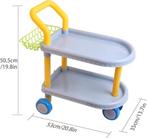 Rollende voedselwagen + levensmiddelen GRATIS LEVERING, Verzenden, Nieuw, Kunststof, Speelkeuken-accessoire
