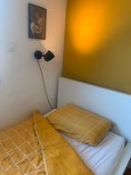 Eenpersoonsbed met lattenbodem wit Ikea, Huis en Inrichting, Slaapkamer | Bedden, Ophalen, 90 cm, Eenpersoons, Wit