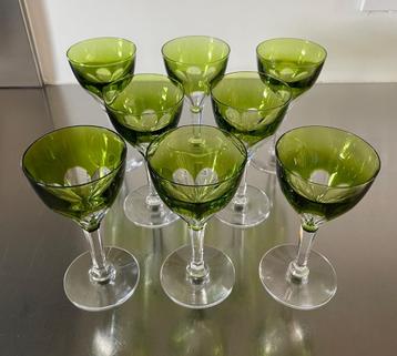 Kristal glazen Val Saint-Lambert model 'Nestor côtes plates' beschikbaar voor biedingen