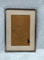 Vintage fotolijstje met blokjes-hoekjes, Ophalen of Verzenden, Gebruikt