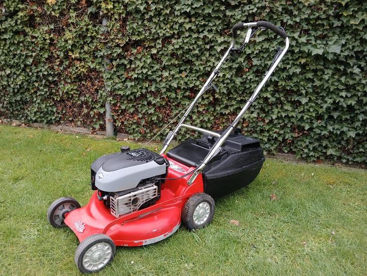 Grasmaaier benzine zelftrekker rover, Jardin & Terrasse, Tondeuses à gazon, Comme neuf, Tondeuse rotative, Bac de ramassage, Enlèvement