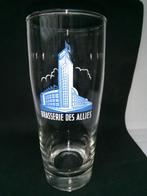 Oud glas BRASSERIE DES ALLIES van Marguerite au Pont, Verzamelen, Biermerken, Overige merken, Glas of Glazen, Ophalen of Verzenden