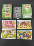 NEUF 4 puzzles de 6 pièces avec dé et mode d'emploi, Enlèvement ou Envoi, Moins de 10 pièces, Neuf, 2 à 4 ans