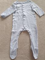 Pyjama grenouillère ligné bleu ciel et blanc - Taille 6 mois, Kinderen en Baby's, Ophalen, Nacht- of Onderkleding, Zo goed als nieuw