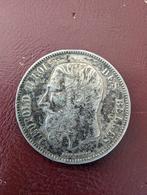 5 Fr Léopold II 1873, Postzegels en Munten, Ophalen of Verzenden
