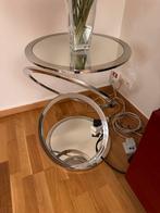 Table dappoint design en verre, Ophalen, Zo goed als nieuw