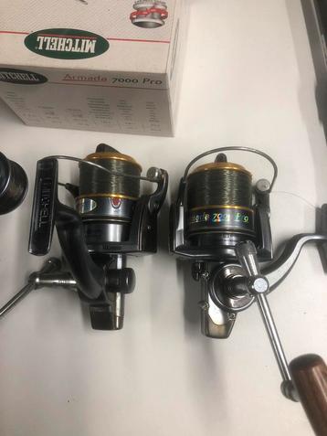 Mitchell armada 7000 pro , nieuw met extra spoel,, Enlèvement, Neuf, Moulinet