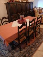 Houten tafel living, Ophalen, Gebruikt, 200 cm of meer, 50 tot 100 cm