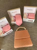 Stropdassen set huwelijk-roze, Ophalen of Verzenden, Roze, Zo goed als nieuw, Accessoires