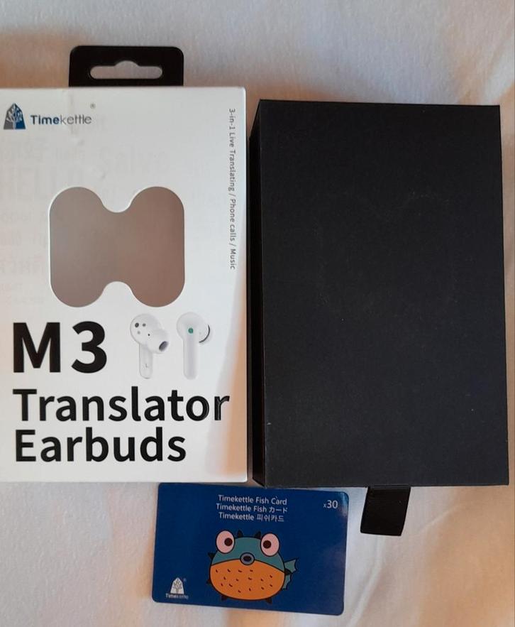 Écouteurs traducteurs Timekettle M3, Computers en Software, Overige Computers en Software, Zo goed als nieuw, Ophalen of Verzenden