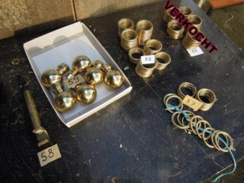 anneaux de rideau en cuivre, Antiquités & Art, Curiosités & Brocante, Enlèvement ou Envoi