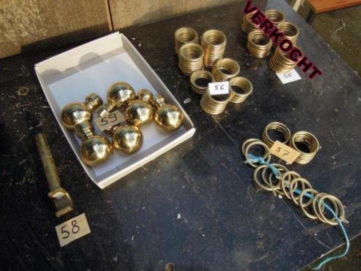 gordijnringen koper, Antiek en Kunst, Curiosa en Brocante, Ophalen of Verzenden