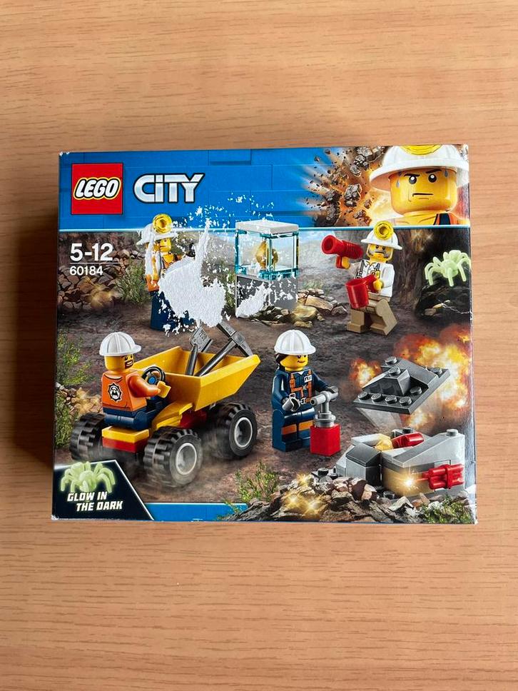 Lego city mijnbouwteam (60184), Kinderen en Baby's, Speelgoed | Duplo en Lego, Gebruikt, Lego, Complete set, Ophalen