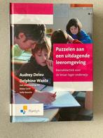 Boek: Puzzelen aan een uitdagende leeromgeving, Ophalen of Verzenden, Zo goed als nieuw