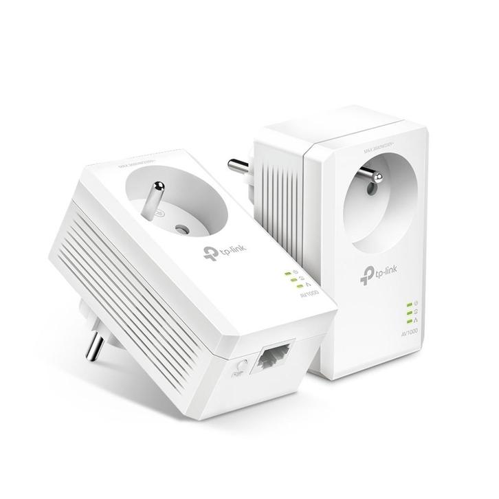 Tp-link TL-PA7017P Gigabit passthrough powerline kit, Computers en Software, Powerlines, Nieuw, Ophalen of Verzenden