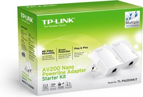 TP-LINK TL-PA2010KIT PowerLine, Computers en Software, Powerlines, Nieuw, Ophalen