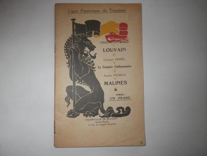 Ligue Patriotique du Tourisme, Louvain,Malines,La Campine Li, Boeken, Taal | Frans, Gelezen, Non-fictie, Ophalen