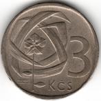 Tsjechoslovakije : 3 Koruny 1968 KM#57 Ref 16465, Postzegels en Munten, Ophalen of Verzenden, Overige landen, Losse munt
