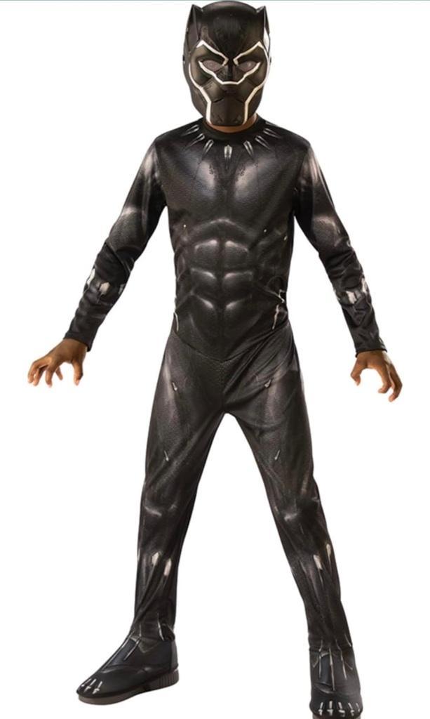 Avengers Black Panther-kostuum 7-8 jaar, Kinderen en Baby's, Carnavalskleding en Verkleedspullen, Zo goed als nieuw, Jongen of Meisje