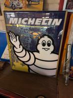 Oude grote Michelin reclame lichtbak, Verzamelen, Ophalen, Gebruikt, Lichtbak of (neon) lamp