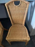 Set van 4 hoge rieten stoelen, Ophalen