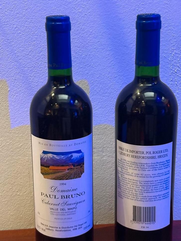 Lot rode wijn 1994, Collections, Vins, Comme neuf, Vin rouge, France, Enlèvement ou Envoi