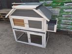 Konijnenhok met bloembakje en gazoncompartiment, Dieren en Toebehoren, Knaagdieren en Konijnen | Hokken en Kooien, Ophalen of Verzenden