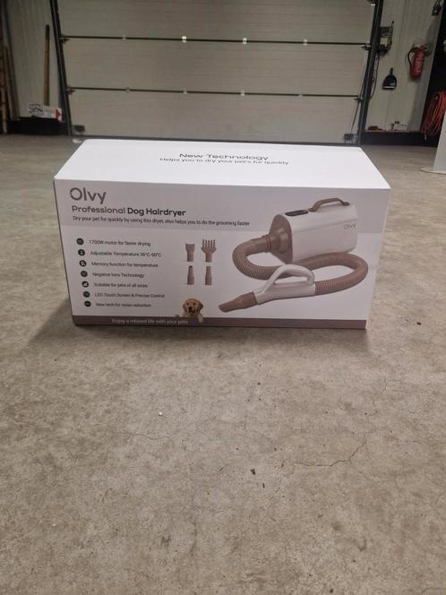Olvy professionele honden föhn, Dieren en Toebehoren, Honden-accessoires, Zo goed als nieuw, Verzenden