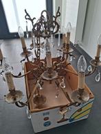 Massief koperen luchter, Huis en Inrichting, Lampen | Kroonluchters, Ophalen