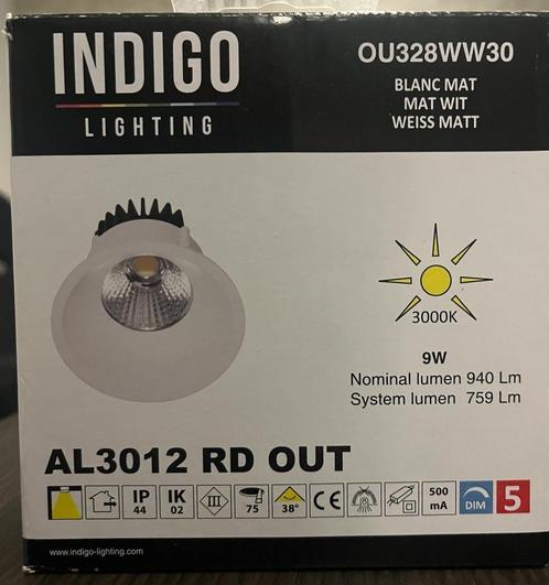 Indigo outdoor inbouwspot - nieuw - 5 stuks, Huis en Inrichting, Lampen | Spots, Nieuw, Plafondspot of Wandspot, Metaal of Aluminium