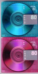TDK Minidisc - LUCIR 80 (set blauw & lila/rose) 2de edit '01, Audio, Tv en Foto, Verzenden, Minidisc-speler