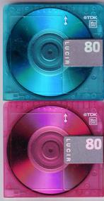 TDK Minidisc - LUCIR 80 (set blauw & lila/rose) 2de edit '01, Audio, Tv en Foto, Verzenden, Minidisc-speler
