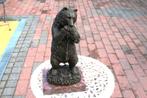 Bronzen staande beer gesigneerd, MILO., Ophalen, Brons
