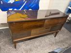 Audio meubel antiek jaren 60 merk grundig platenspeler, Antiek en Kunst, Antiek | Tv's en Audio, Ophalen