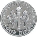 États-Unis 1 centime, 1993 Roosevelt Dime, Timbres & Monnaies, Métaux nobles & Lingots, Argent, Enlèvement ou Envoi