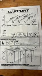 Carport nieuw in bouwpakket. Weg wegens andere plannen, Tuin en Terras, Ophalen of Verzenden, Nieuw, Carport