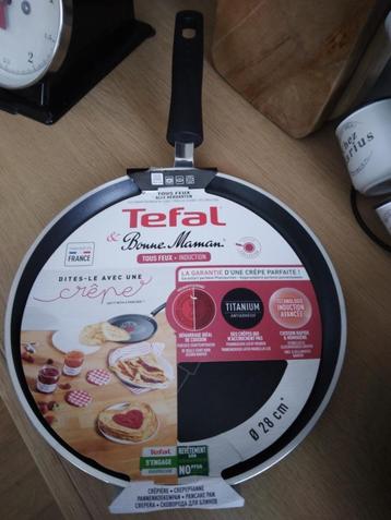 Crêpière Bonne Maman Tefal - Tous feux - 28 cm. Neuve