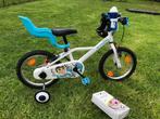 BTwin 100 Inuit 16 inch fiets, Fietsen en Brommers, Fietsen | Kinderfietsjes, 16 tot 20 inch, Gebruikt, Zijwieltjes, BTWIN