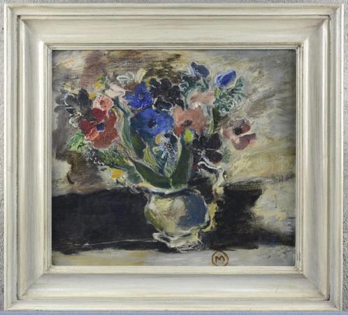 Marc Mendelson  1915 - 2013  Fauvistisch Bloemstilleven, Antiek en Kunst, Kunst | Schilderijen | Klassiek, Verzenden