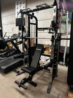Barbarian Monstergym ,Smithmachine,Dual Pulley + Bankje, Enlèvement, Utilisé