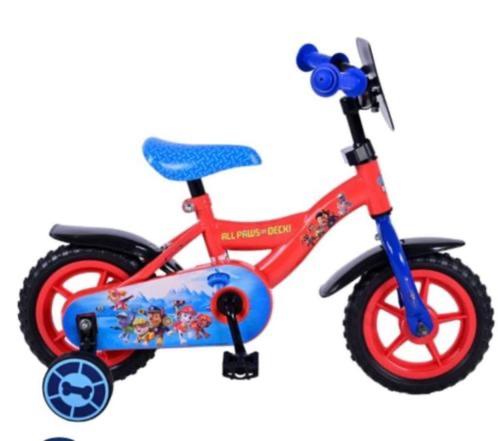 Eerste Kinderfiets 10 inch Volare paw  patrol 3x gebruikt, Fietsen en Brommers, Fietsen | Kinderfietsjes, Zo goed als nieuw, Minder dan 16 inch