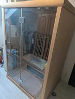 infra roodcabine 2 persoons   H 1.90m  B 1.29m  D 101m, Sport en Fitness, Overige Sport en Fitness, Ophalen, Zo goed als nieuw